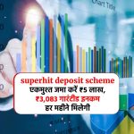 Superhit Deposit Scheme: एकमुश्‍त जमा करें ₹5 लाख, ₹3,083 गारंटीड इनकम हर महीने मिलेगी