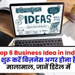 Top 6 Business Idea in India :शुरू करें बिज़नेस अगर होना है मालामाल, जानें डिटेल में