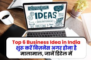 Top 6 Business Idea in India :शुरू करें बिज़नेस अगर होना है मालामाल, जानें डिटेल में