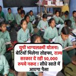 यूपी भाग्यलक्ष्मी योजना: बेटियों मिलेगा तोहफा, राज्य सरकार दे रही 50,000 रुपये नकद ! सीधे खाते में आएगा पैसा