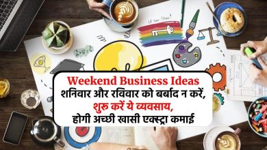 Weekend Business Ideas : शनिवार और रविवार को बर्बाद न करें, शुरू करें ये व्यवसाय, होगी अच्छी खासी एक्स्ट्रा कमाई
