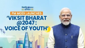 PM Modi launches Viksit Bharat @2047 Yuvaao ki Awaz