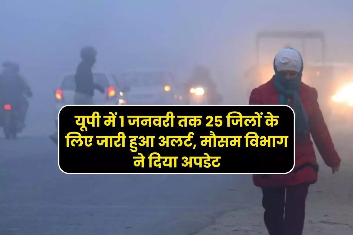 UP Weather Update Alert issued for 25 districts in UP till January 1, Meteorological Department gave update